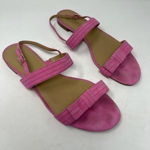 Talbots Pink Suede Sandals Size 10.5 M - FINAL SALE!